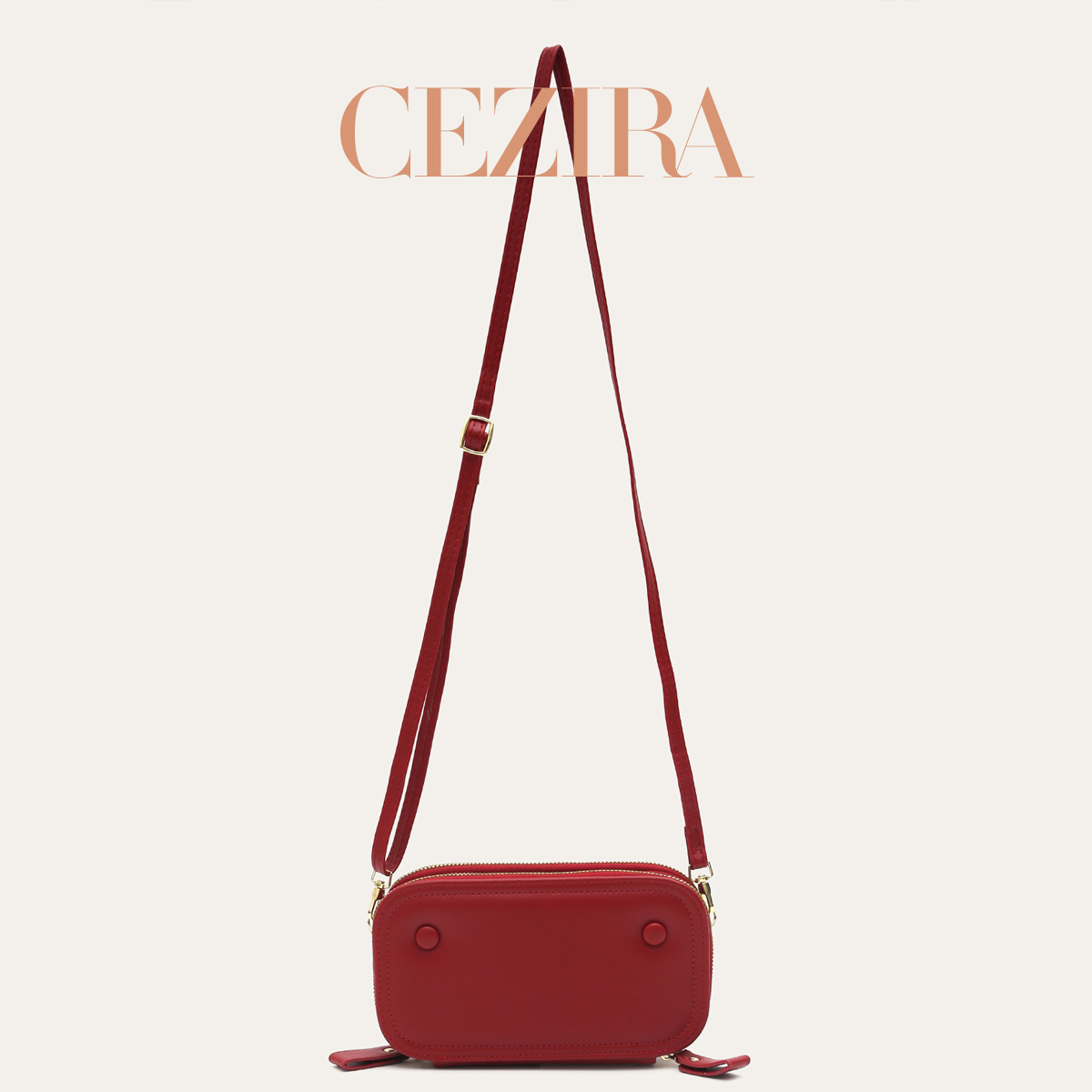 CR Luxury Elegant Red Glossy L - Luxury Bags Cute recension och pris